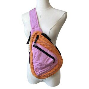 Free People Movement Cold Shoulder Pink Sling Bag New